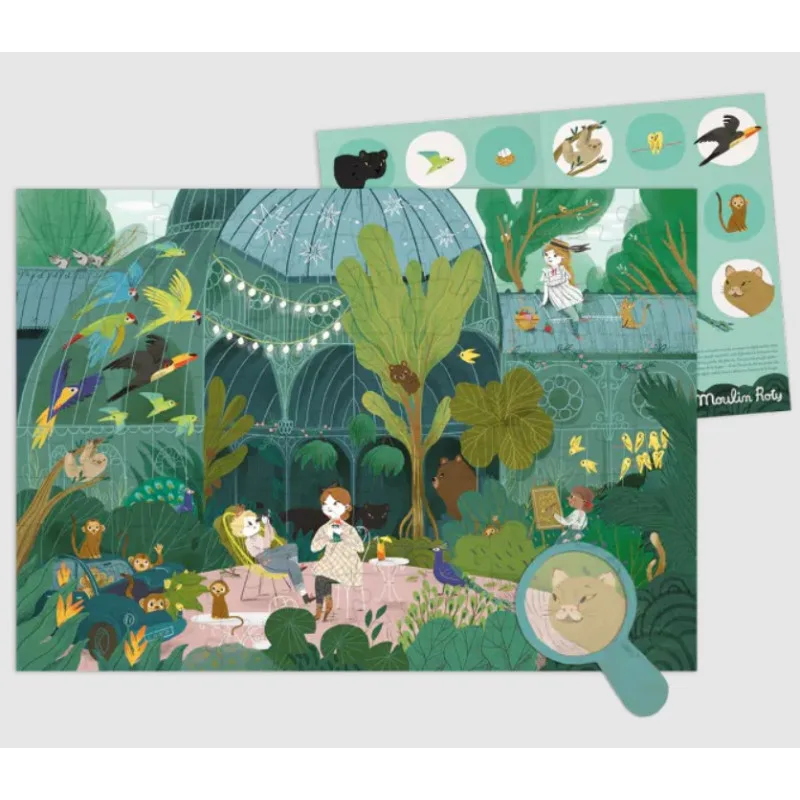 Puzzle Intre plante, Moulin Roty - imagine 2