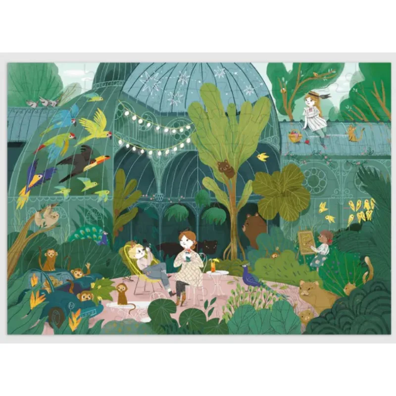 Puzzle Intre plante, Moulin Roty - imagine 3