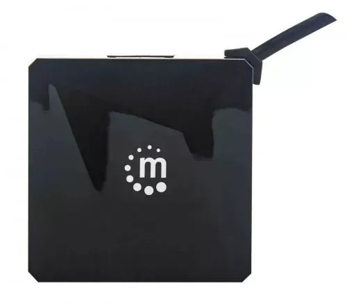HUB USB 2.0 cu 4 porturi 164818 Manhattan negru - imagine 2