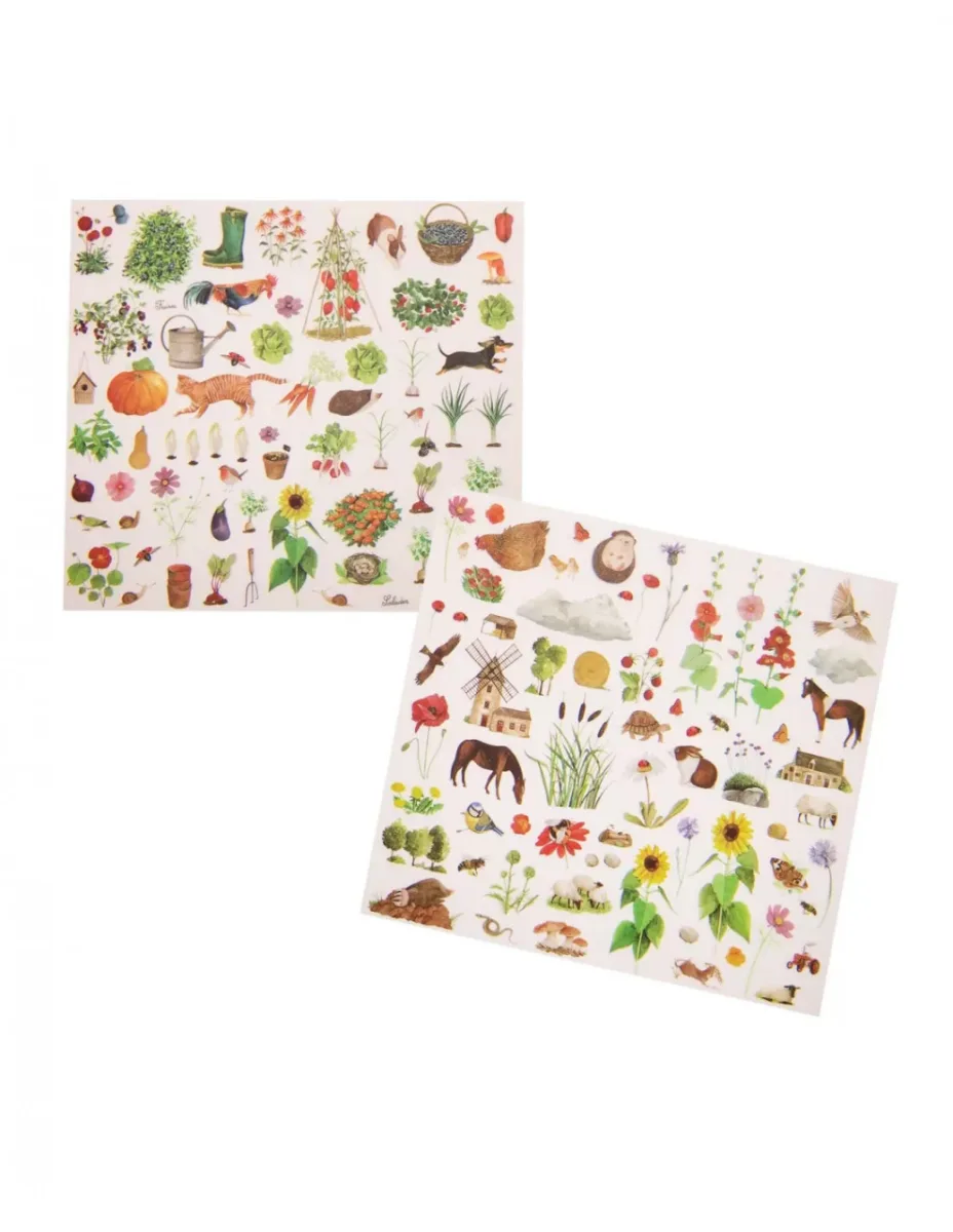 Abtibilduri de transferat Gradina, Moulin Roty - imagine 3