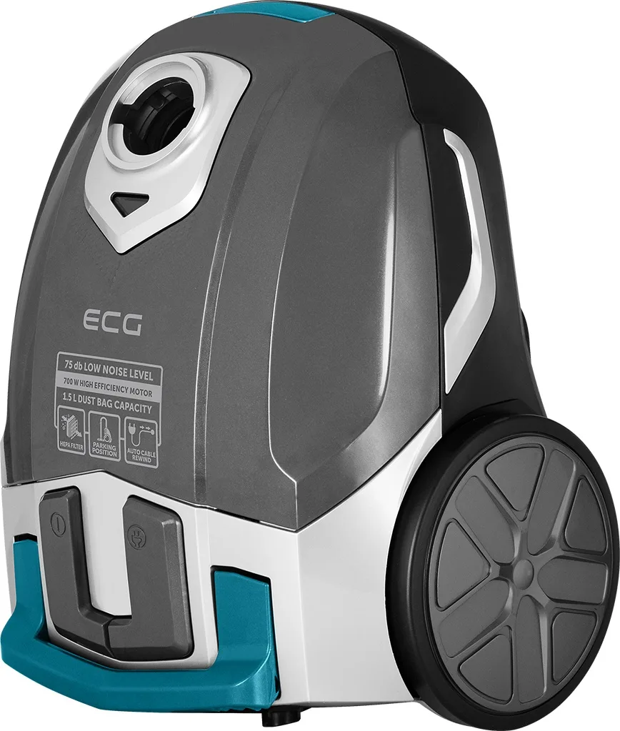 Aspirator VP S1050 Charles, 700 W, sac textil, filtru HEPA, roti cauciucate