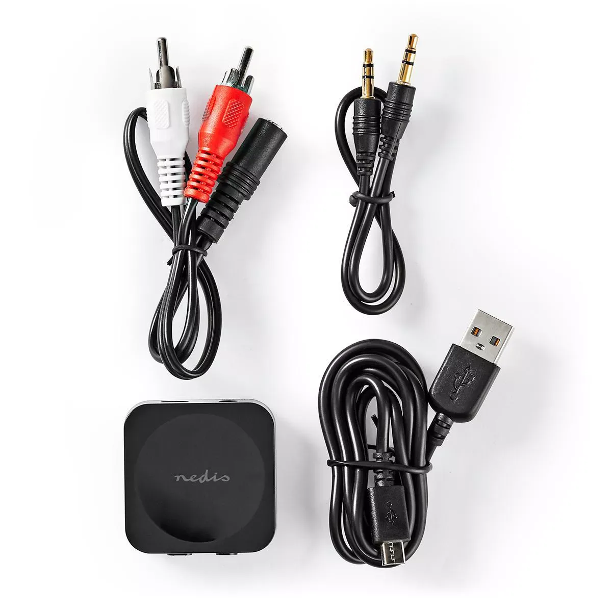 Adaptor Receptor audio wireless Bluetooth 3.5 mm Jack negru Nedis - imagine 2