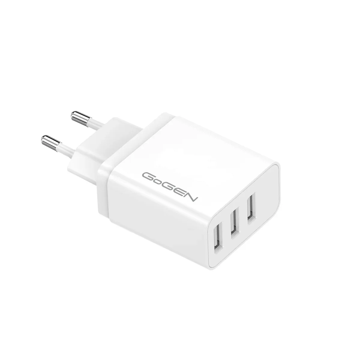 Incarcator de retea GoGEN ACH 301W, 3 x USB, 5V/3.1 A, 15.5 W, alb - imagine 2