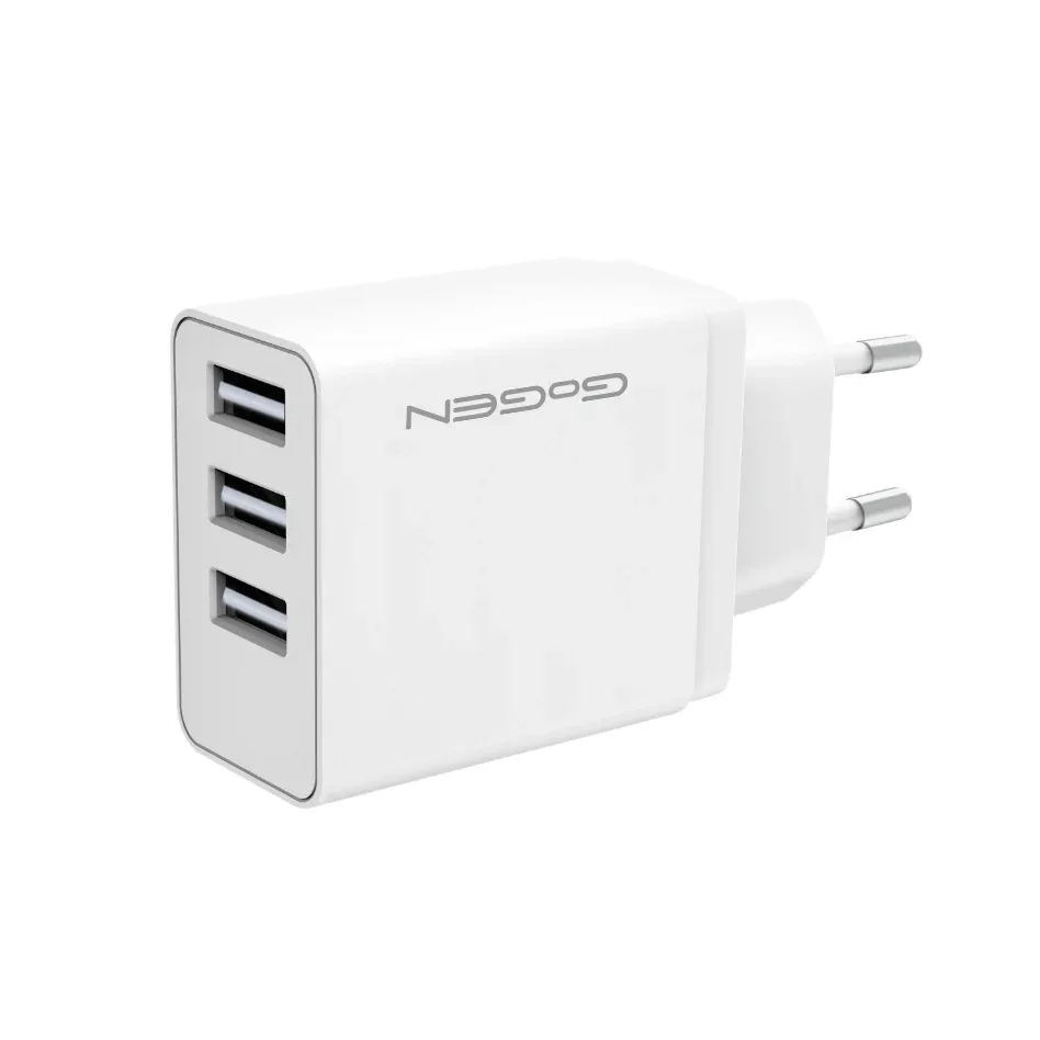 Incarcator de retea GoGEN ACH 301W, 3 x USB, 5V/3.1 A, 15.5 W, alb - imagine 3