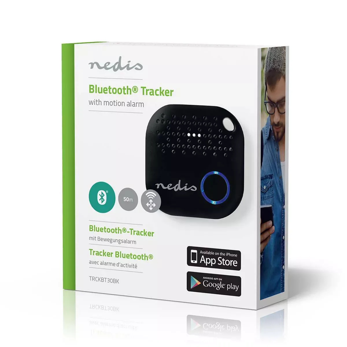 Dispozitiv de urmarire cu Bluetooth Nedis detecteaza miscarea functioneaza pana la 50m - imagine 3