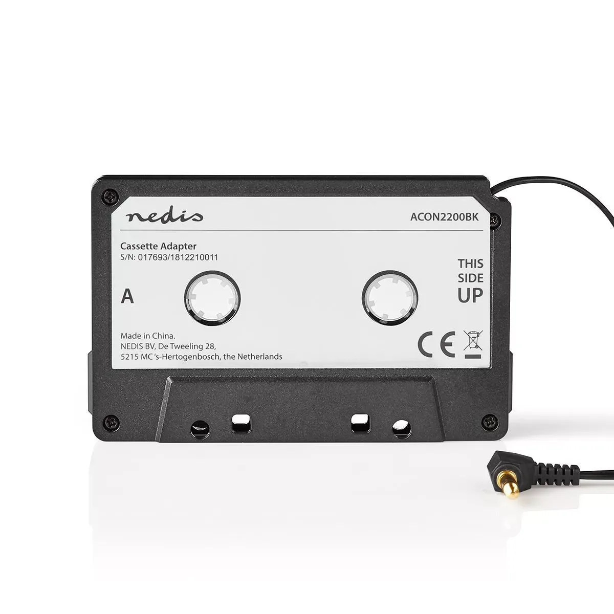 Adaptor caseta - Jack 3.5 mm tata negru NEDIS - imagine 6