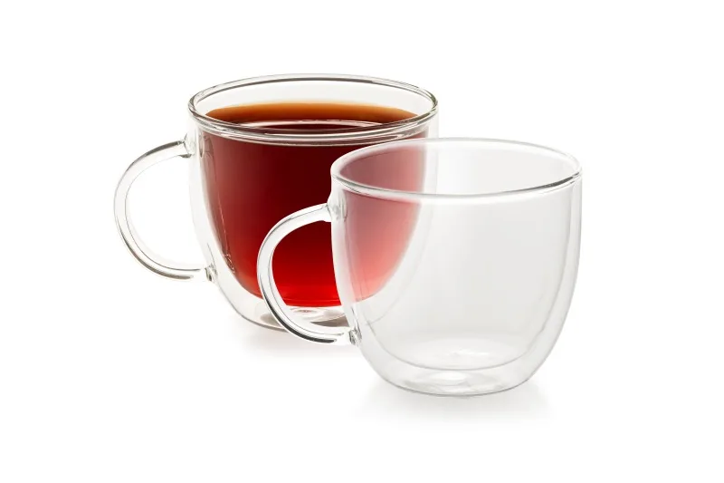 Set 2 cesti pentru ceai ETA 9153 91000, 2 x 400 ml, sticla borosilicata cu pereti dubli - imagine 2