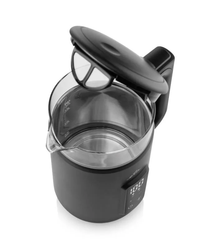 Fierbator electric ETA Elena ETA9595 90000, 2200W, 1,7 litri, temperatura reglabila 40-100°C, afisaj LED, functie de mentinere la cald, negru - imagine 5