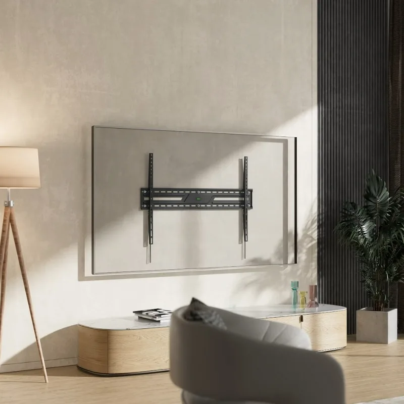 Suport TV fix de perete GoGEN Slim XL GOGTVWMSFIXXL, 37"-86" (94-218 cm), VESA, maxim 60 kg, profil slim, metal, negru - imagine 7