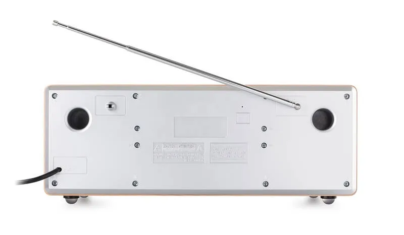 Internet radio GoGEN IR 267 BTDAB, 2x10W, DAB+/FM, CD, LCD, Bluetooth, Spotify Connect, argintiu/maro - imagine 2