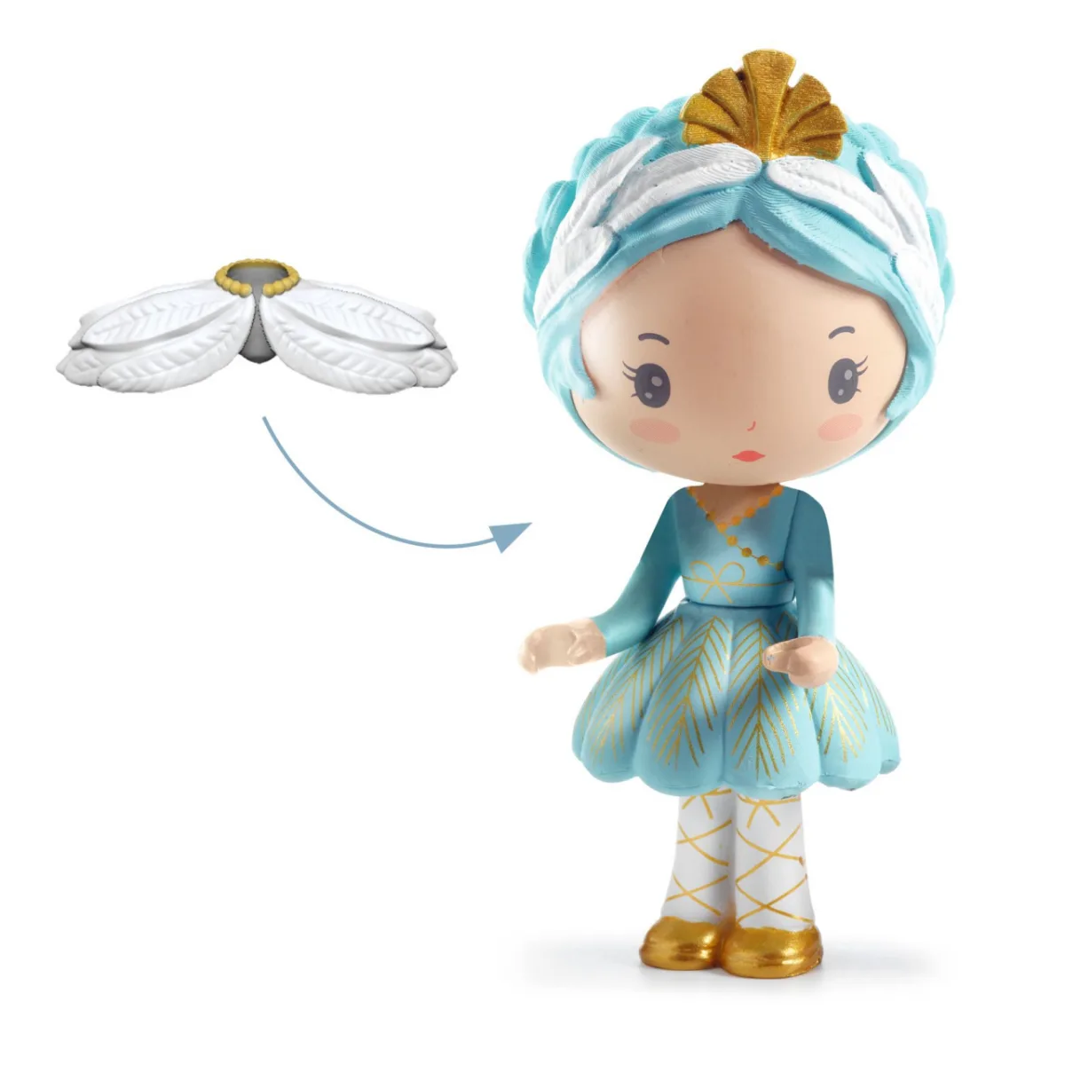 Figurine Tinyly Grace & Stella, Djeco - imagine 2