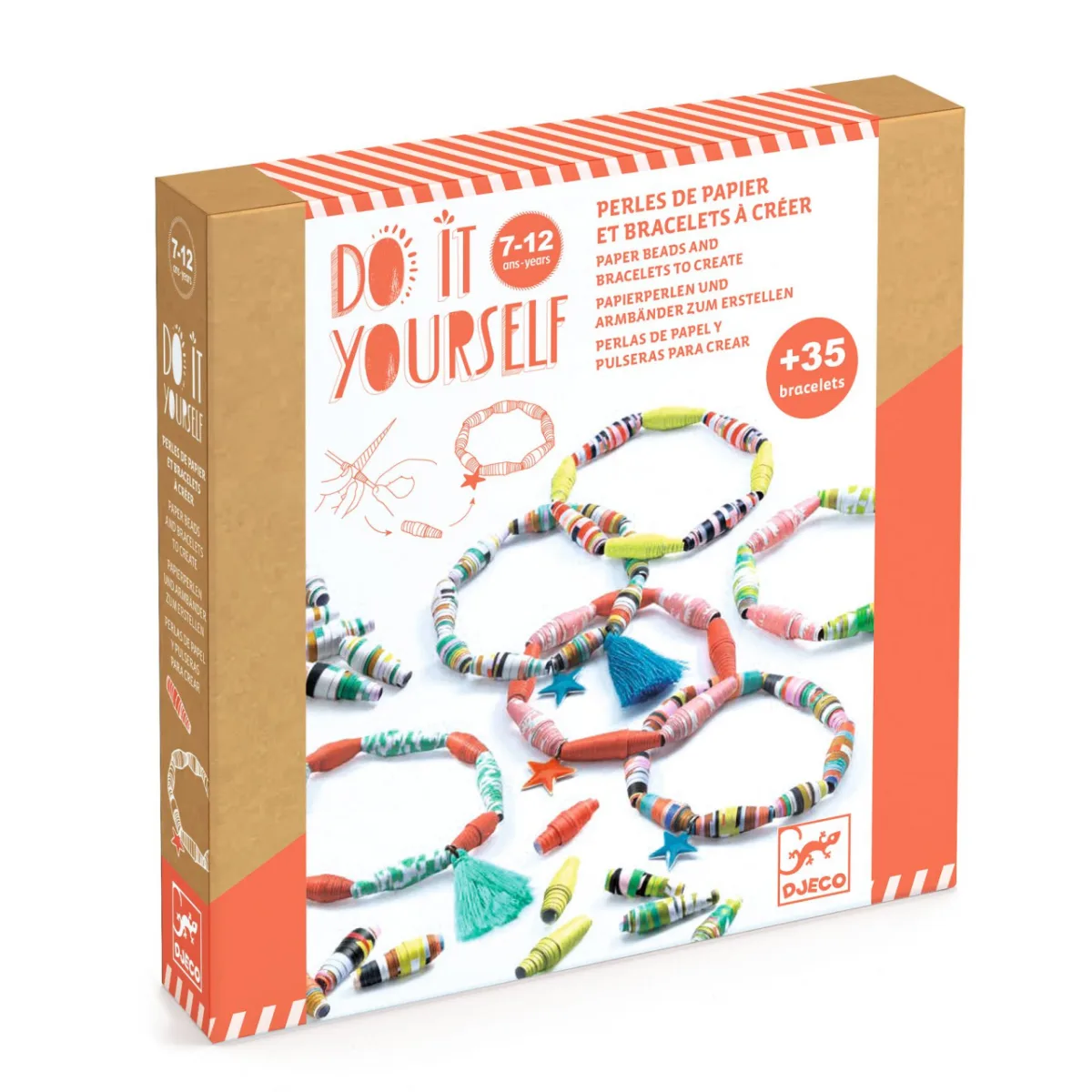Joc creativ DIY bratari Pop si colorat, Djeco