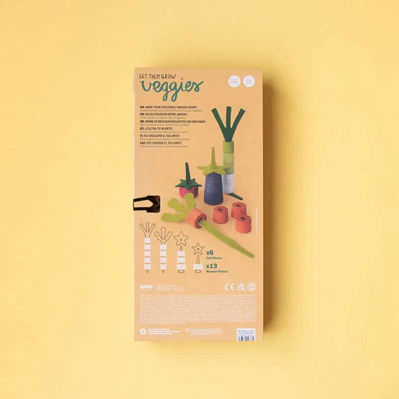 Joc din lemn si fetru Gradina de legume, Londji - imagine 2
