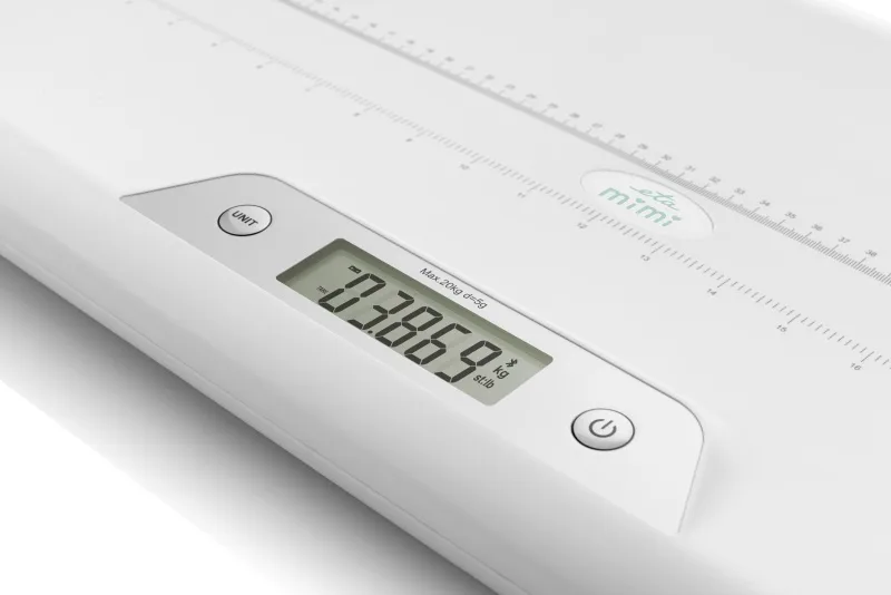 Cantar electronic pentru bebelusi ETA MIMI 7306 90000, 20 Kg, TARA, aplicatie mobila AiLink, alb - imagine 4
