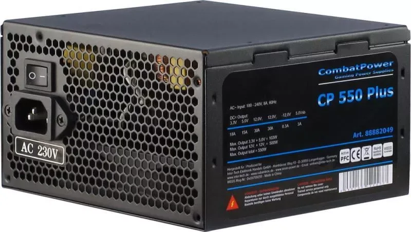 Sursa Inter-Tech Combat Power Plus 550W CP-550+ - imagine 2