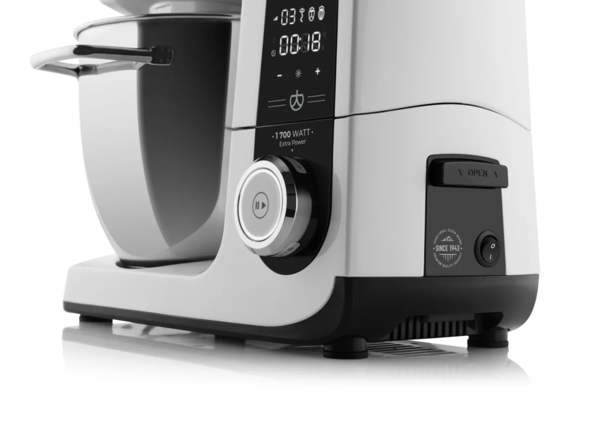 Robot de bucatarie ETA Gratus Kuliner II Origin 2038 90000, 1700 W, bol 6.7 litri + bol 3.5 litri, design integral din metal, LED, control tactil - imagine 10