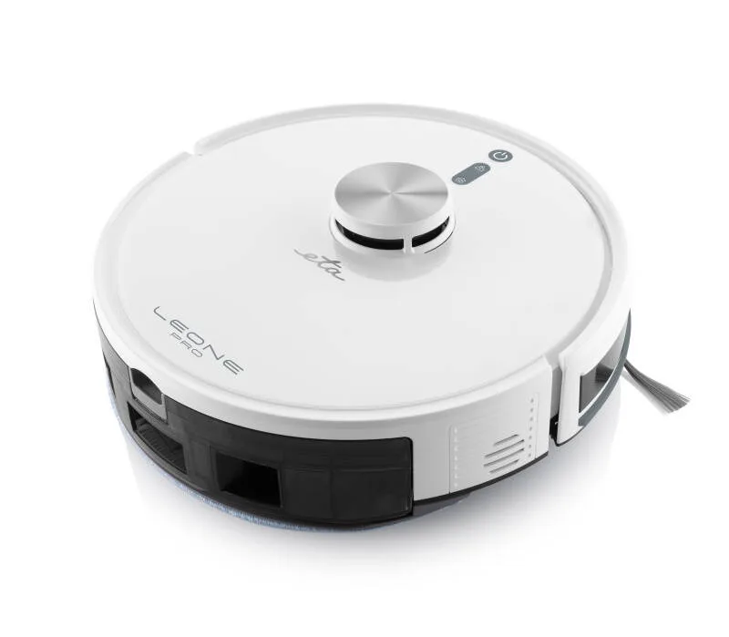 Robot aspirator si mop ETA Leone Pro 6244 90000, baterie Li-Ion 14.4 V/ 5200 mAh, Wi-Fi, navigatie laser, motor digital, alb - imagine 2