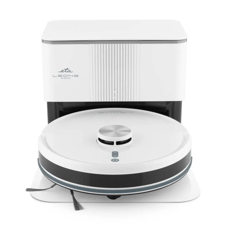 Robot aspirator si mop ETA Leone Pro 6244 90000, baterie Li-Ion 14.4 V/ 5200 mAh, Wi-Fi, navigatie laser, motor digital, alb - imagine 5