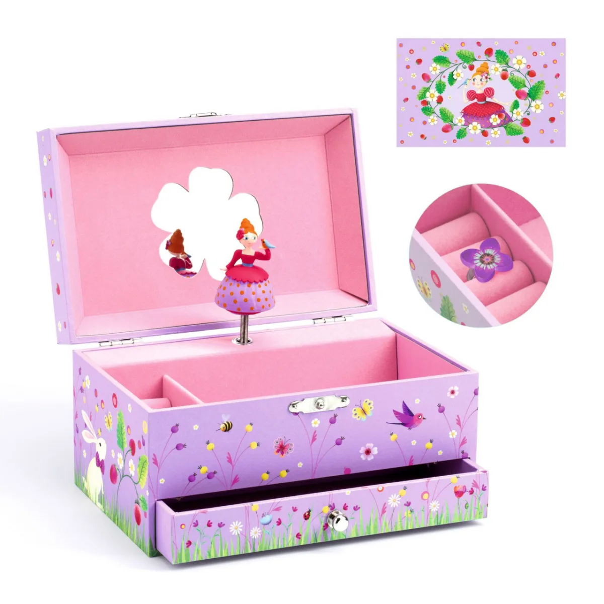 Cutie muzicala Printesa, Djeco - imagine 3