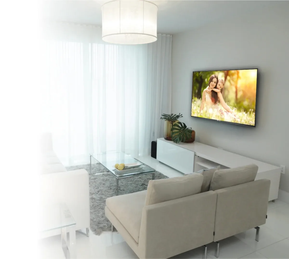 Suport TV GoGEN ML fix, diagonala 23" la 42" (60-107 cm), 30 Kg, VESA, negru - imagine 3