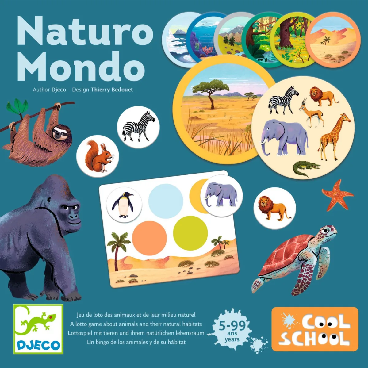 Joc educativ Naturo Mondo, Djeco - imagine 3