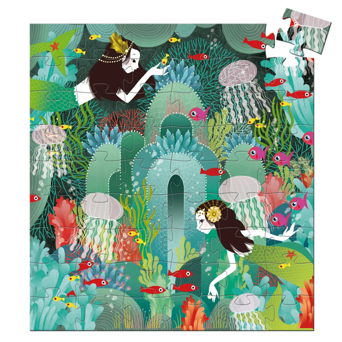 Puzzle Paradisul acvatic, Djeco - imagine 2