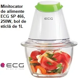 Minitocator de alimente ECG SP 466, 250W, bol de sticlă de 1L - imagine 5