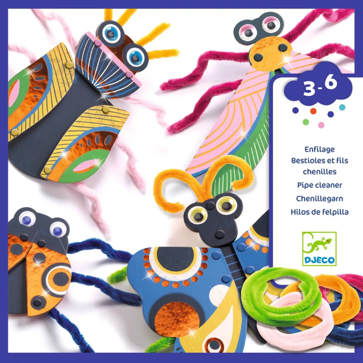 Joc creativ Insecte, Djeco - imagine 5