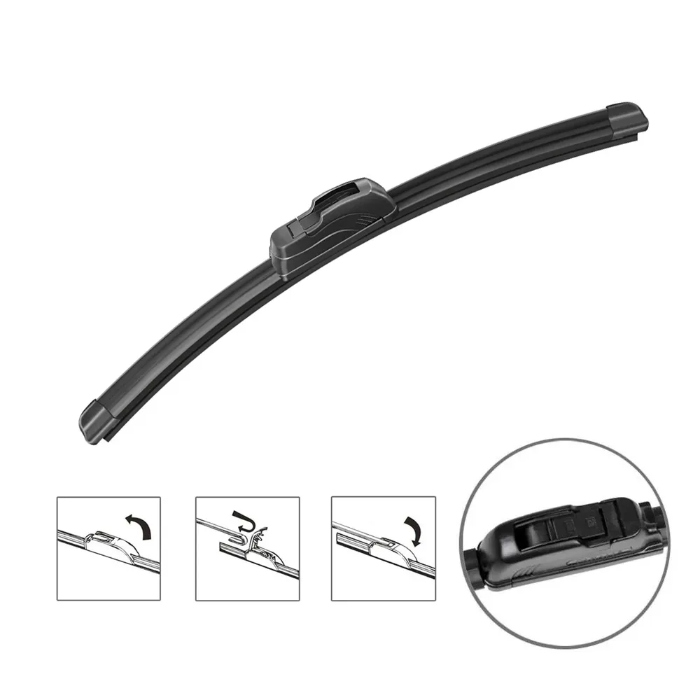 Stergator parbriz 18 inch 45cm universal auto silentios cauciuc natural montaj usor - imagine 2