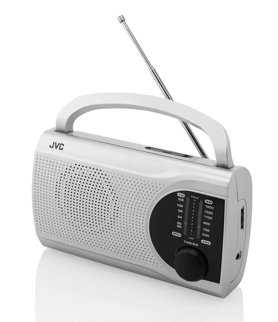 Radio JVC RA-E321S, tuner analogic FM/AM, mufa jack pentru casti, argintiu - imagine 4