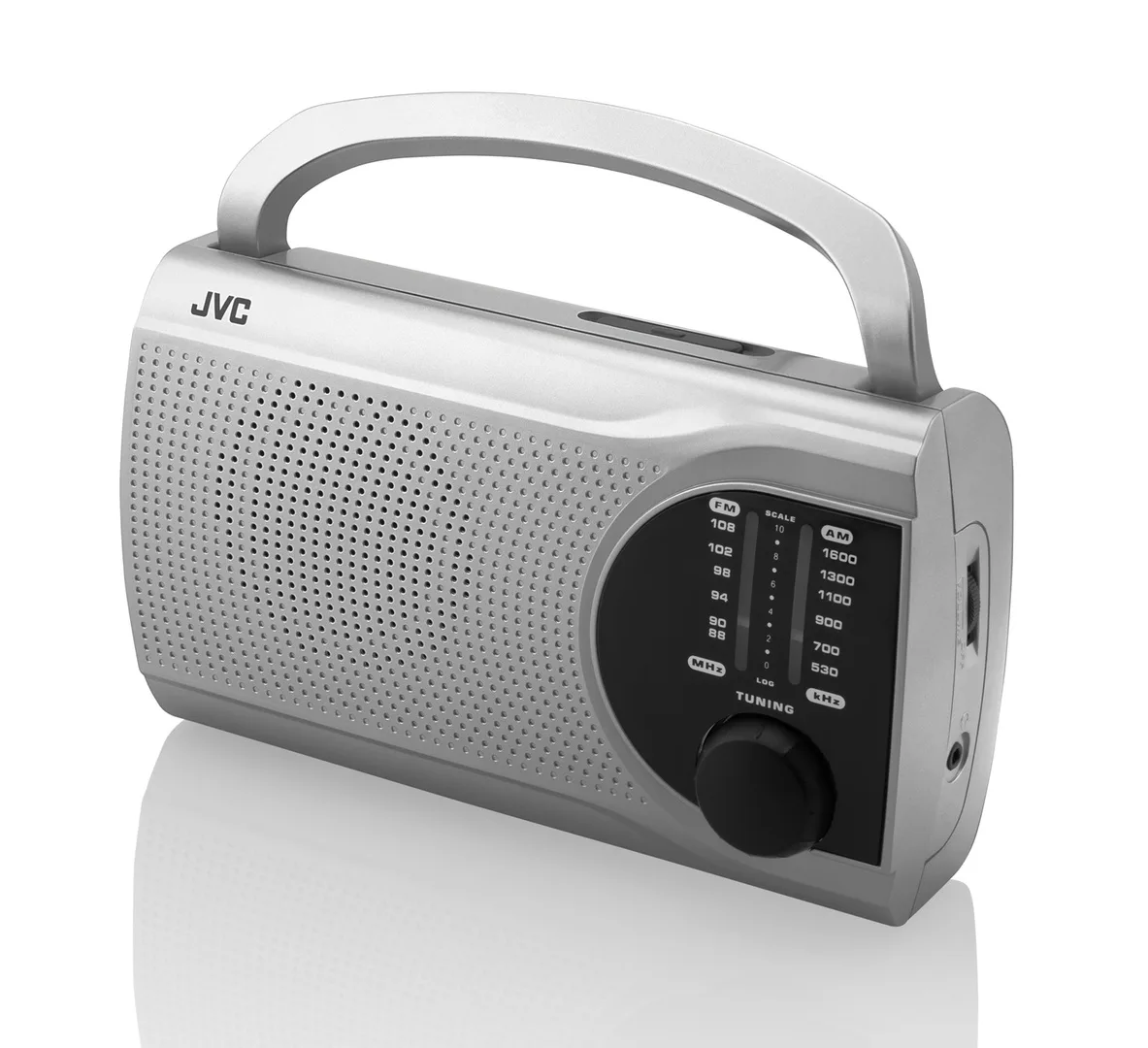 Radio JVC RA-E321S, tuner analogic FM/AM, mufa jack pentru casti, argintiu - imagine 8