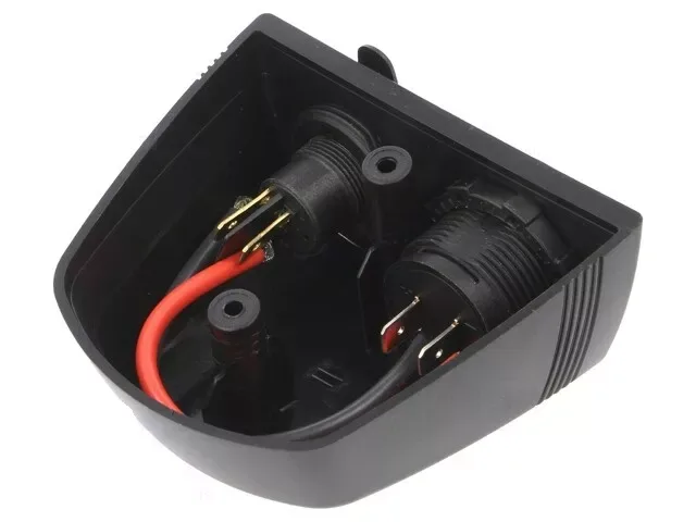 Ampermetru soclu bricheta auto x1 7-33VDC neagra SCI A13-144DA251BHD-BB3 - imagine 4