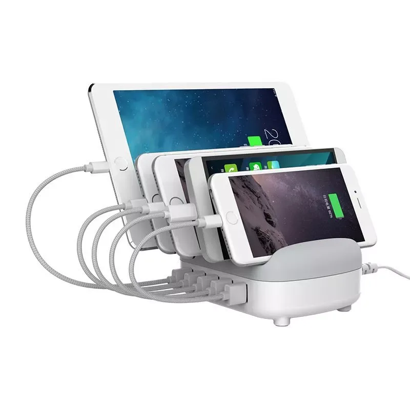 Incarcator AC - 5 Porturi USB 5V 2.4A 40W alb Orico DUK-5P - imagine 2