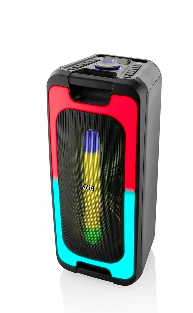 Boxa portabila JVC XS-EP424B, 140W, Bluetooth, USB, Radio FM, Microfon, AUX IN, Negru - imagine 3