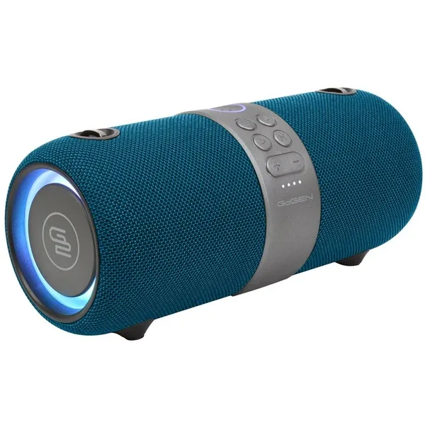 Boxa portabila cu radio FM, GoGEN FUNBEE BS 420BL, 30 W, 3.7 V/4500 mAh, Bluetooth, USB, TWS, intrare AUX, IPX 6, albastru