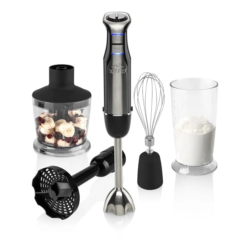 Blender de mana ETA Tasso 5056 90000, 600 W, 6 viteze, atasament special pentru piure, negru