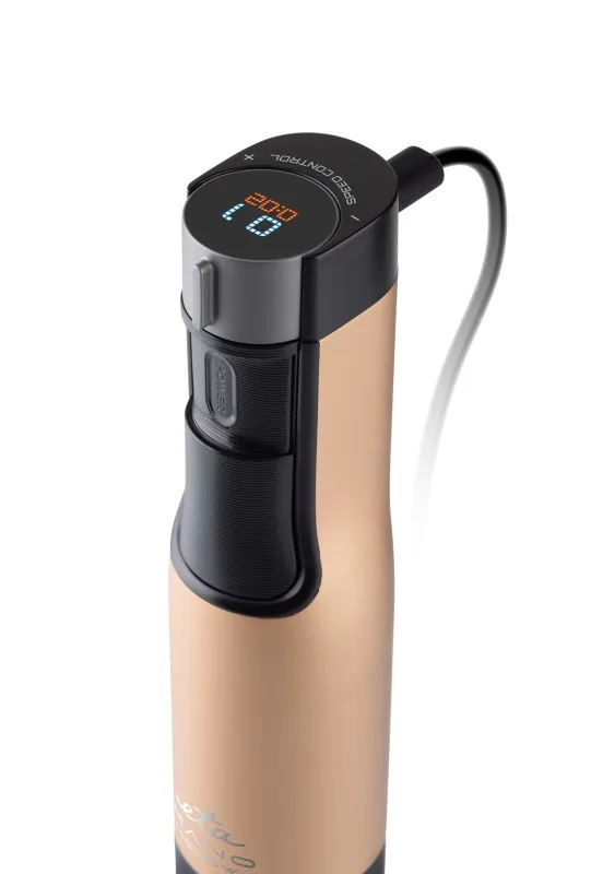 Blender de mana ETA Mano 3219 90020, 1000 W, 9 viteze, afisaj LCD, negru-auriu - imagine 6