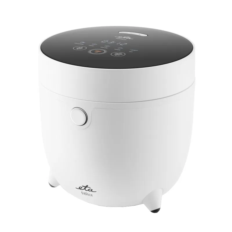 Aparat pentru gatit orez ETA FitRice 4139 90000, 1.6 litri, 500 W, 5 programe, afisaj LED, alb