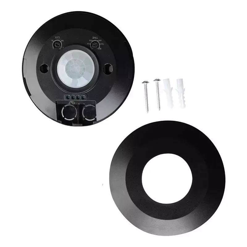 Senzor miscare cu montaj pe tavan 360 grade negru max 2000W V-TAC - imagine 3