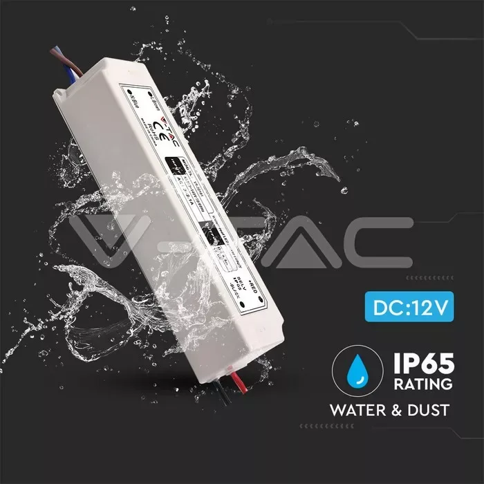 Sursa alimentare banda LED 12V 8A 100W IP67 V-TAC - imagine 2