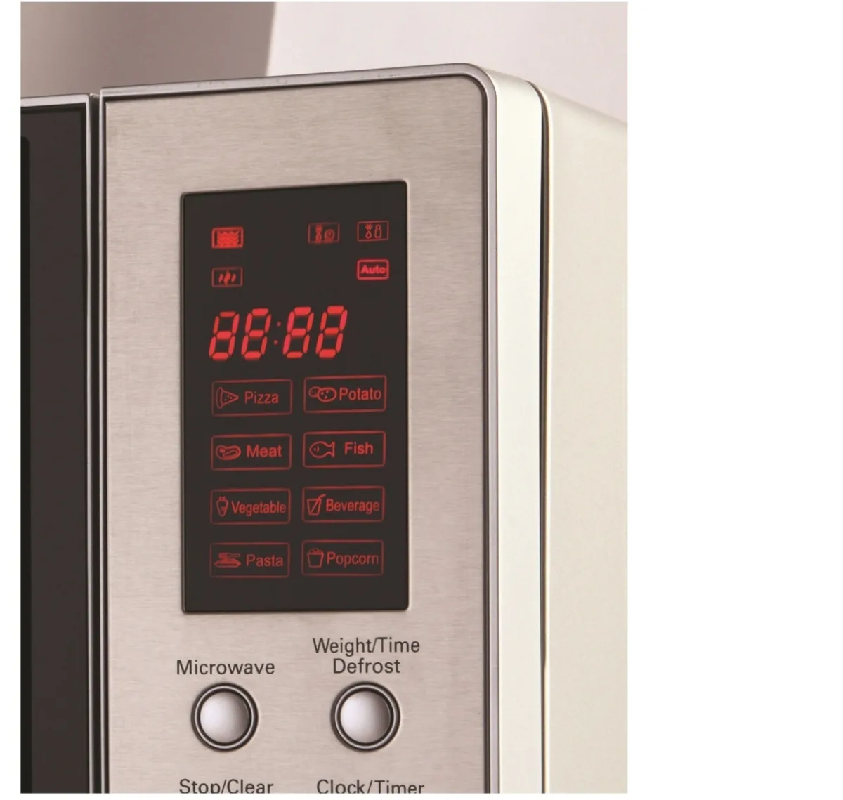 Cuptor cu microunde ECG MTD 231 S, 23 litri, 800 W, 5 niveluri de putere, 8 programe automate, otel inoxidabil - imagine 4
