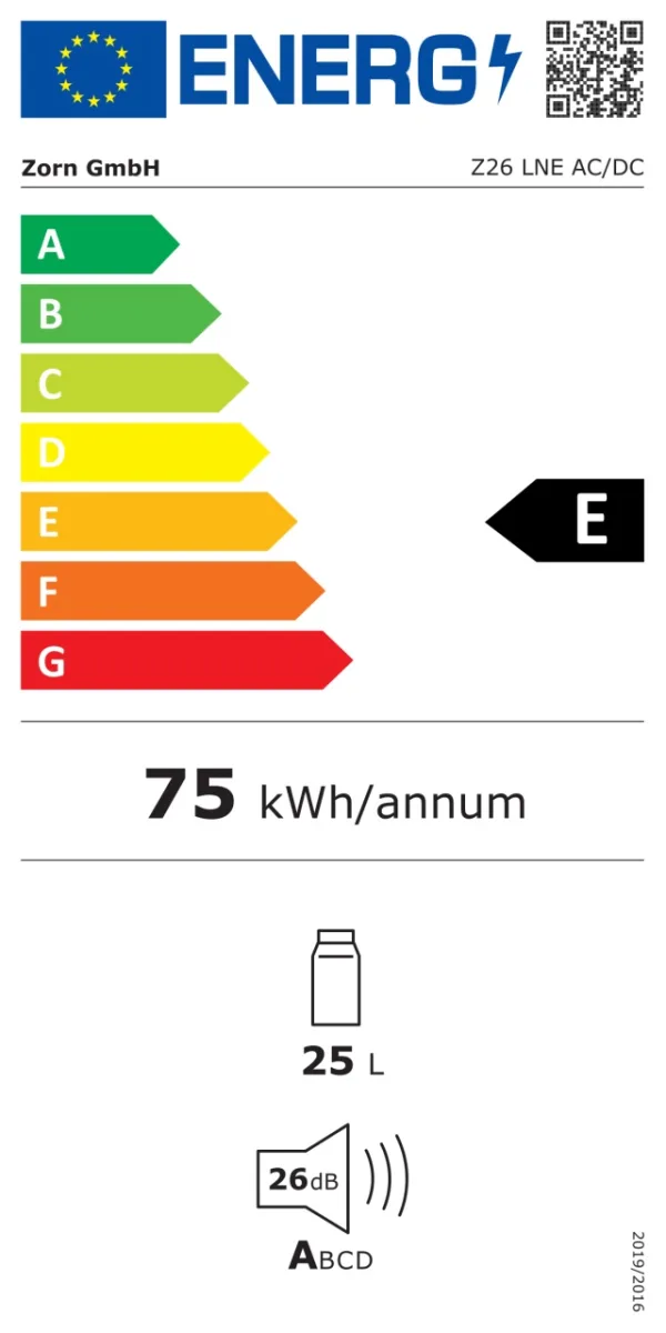 Lada frigorifica auto si camping ZORN Z 26 LNE, 25 litri, alimentare 12V/230V + acumulator extern Li-ion 7.8 Ah, racire-incalzire, alb-albastru - imagine 9