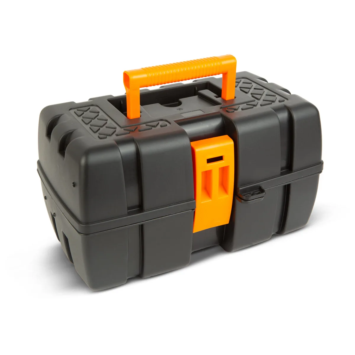Geanta pentru scule din plastic cu trei tavi si deschidere tip acordeon, 37 x 23 x 21 cm