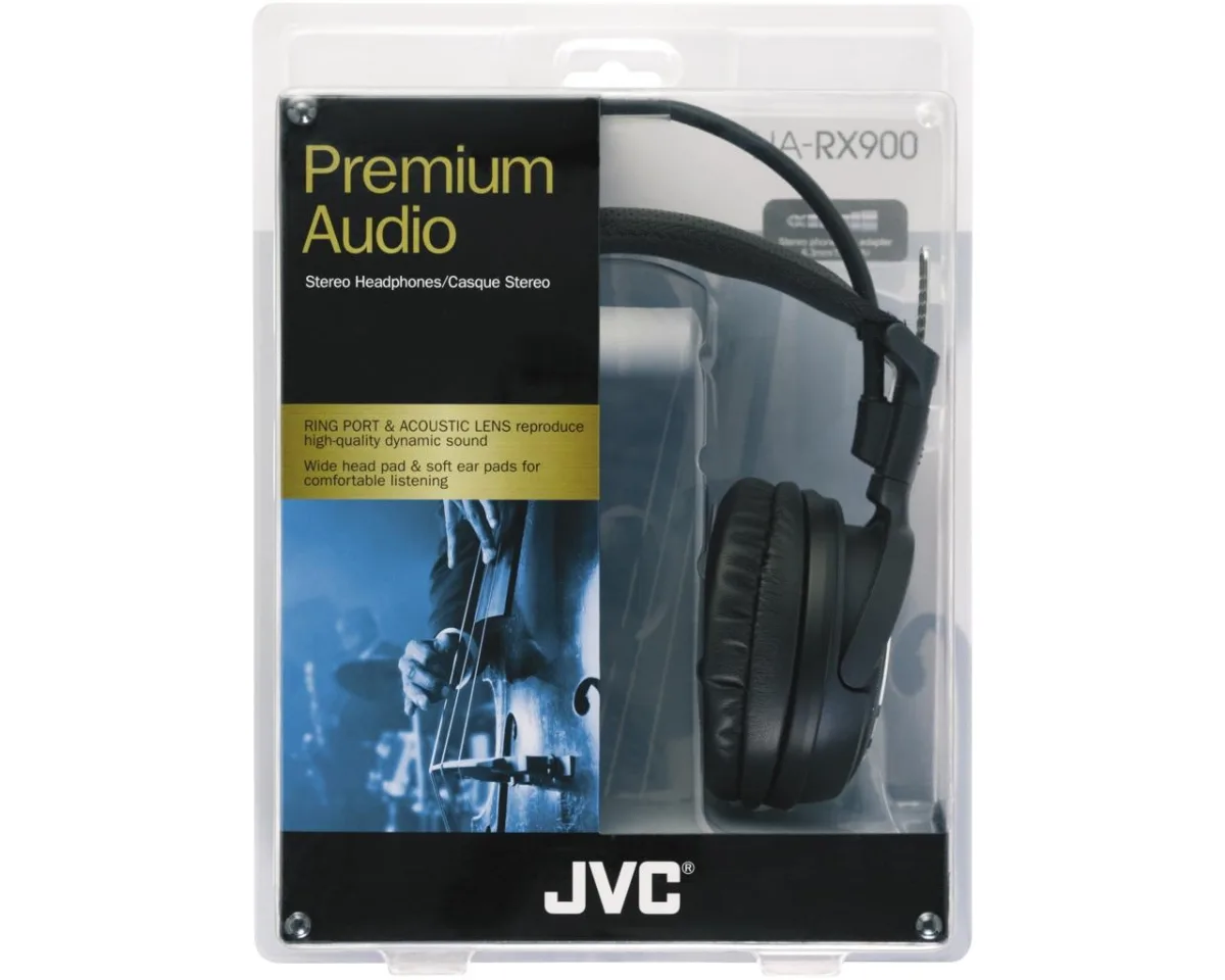 Casti audio premium Over-Ear JVC HA-RX900-E, Negru - imagine 3