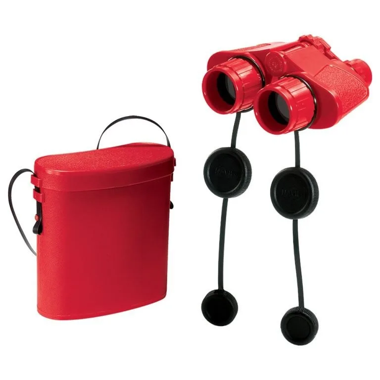 Binoclu rosu cu carcasa, Navir - imagine 5