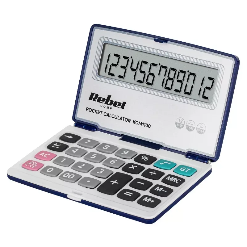 Calculator de buzunar 12 digiti PC-50 REBEL - imagine 4