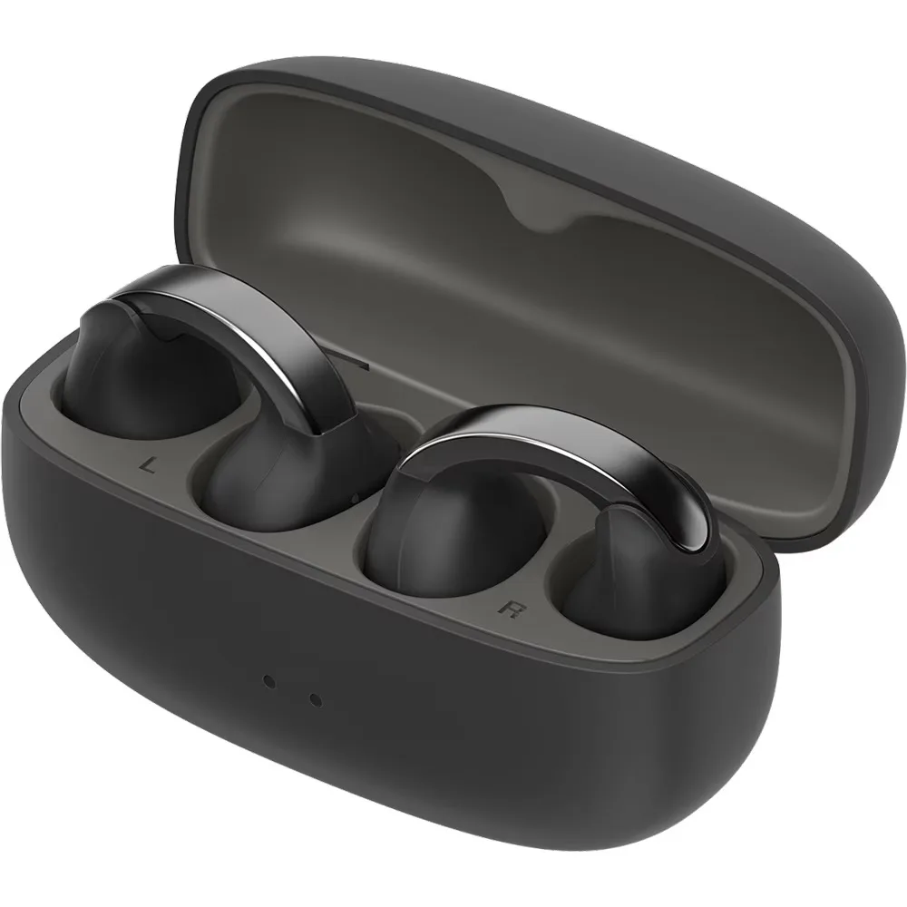 Casti JVC Nearphones HA-NP1T-B-U, True Wireless, Bluetooth, Open-ear, Microfon, negru - imagine 2
