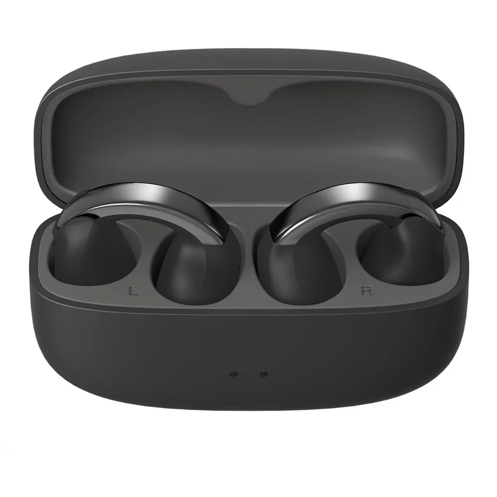 Casti JVC Nearphones HA-NP1T-B-U, True Wireless, Bluetooth, Open-ear, Microfon, negru - imagine 4