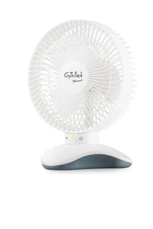 Ventilator de birou Gallet VEN6 Blizzard, 15 cm, 3 viteze, oscilatie, 5 W, alimentare prin cablu USB - imagine 4