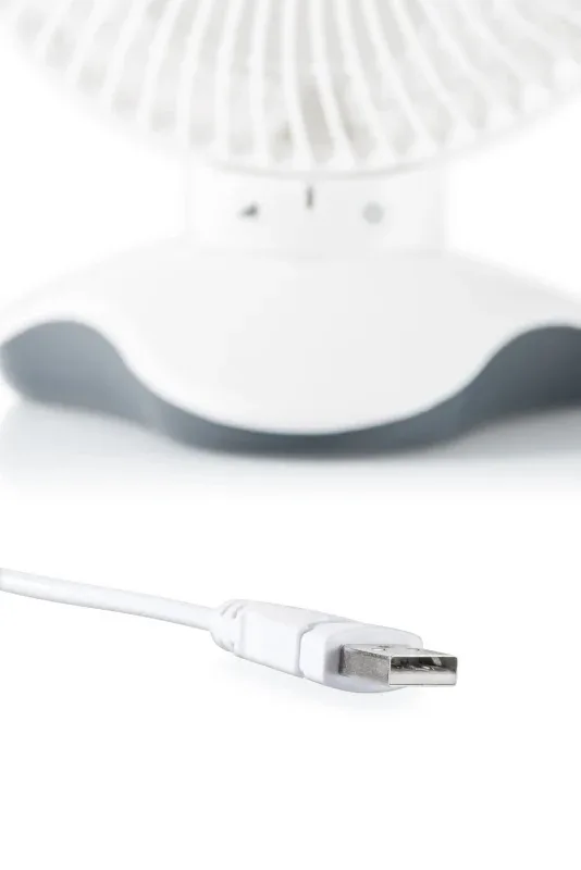 Ventilator de birou Gallet VEN6 Blizzard, 15 cm, 3 viteze, oscilatie, 5 W, alimentare prin cablu USB - imagine 5